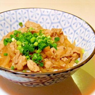 簡単！豚丼